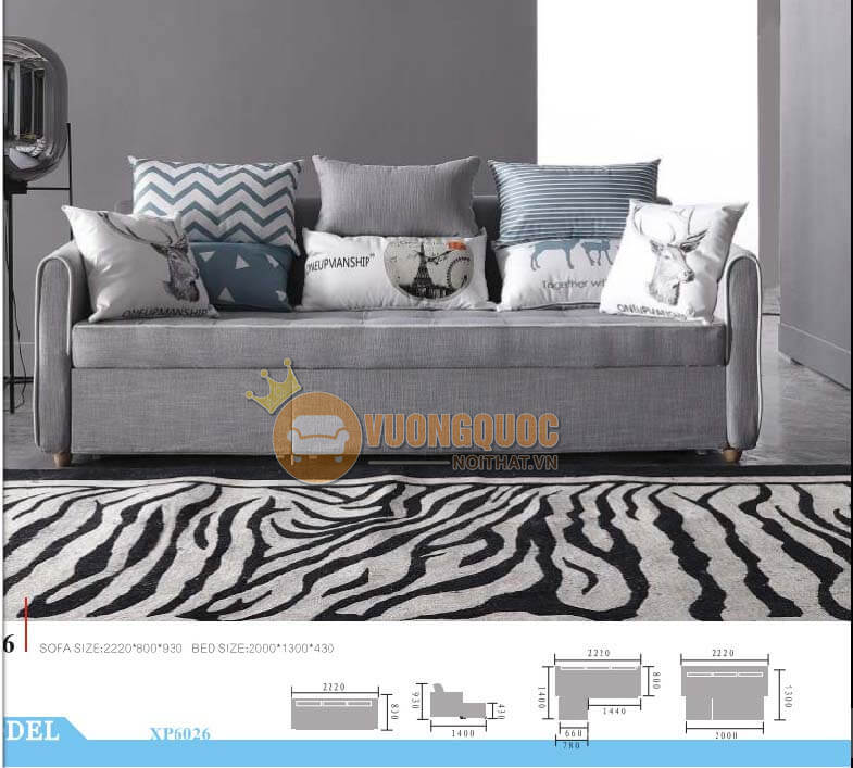 Ghế sofa giường thông minh kiểu dáng sang trọng XP6026-1